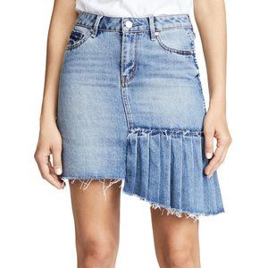Habitual Corrinna Asymmetrical denim skirt